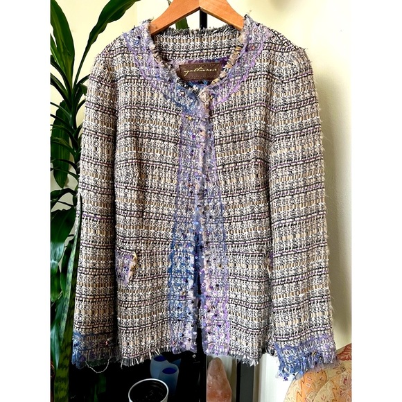 Cynthia Rose Embellished Tweed Jacket - Picture 3 of 7